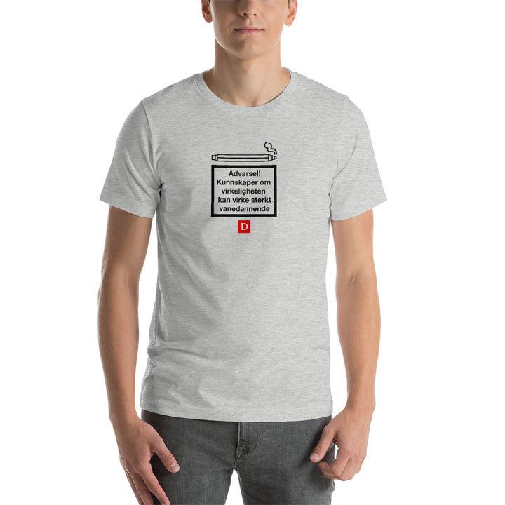 Advarsel - vanedannende kunnskap! Short-Sleeve Unisex T-Shirt
