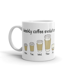 Weekly coffee evolution Mug