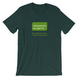 Miljøpartiet de gærne - Short-Sleeve Unisex T-Shirt
